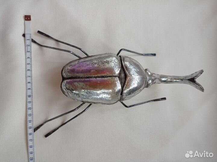 Фигурки насекомых металл, полистоун