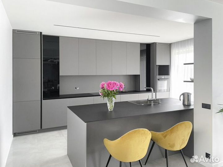 Кухня с островом / прямая