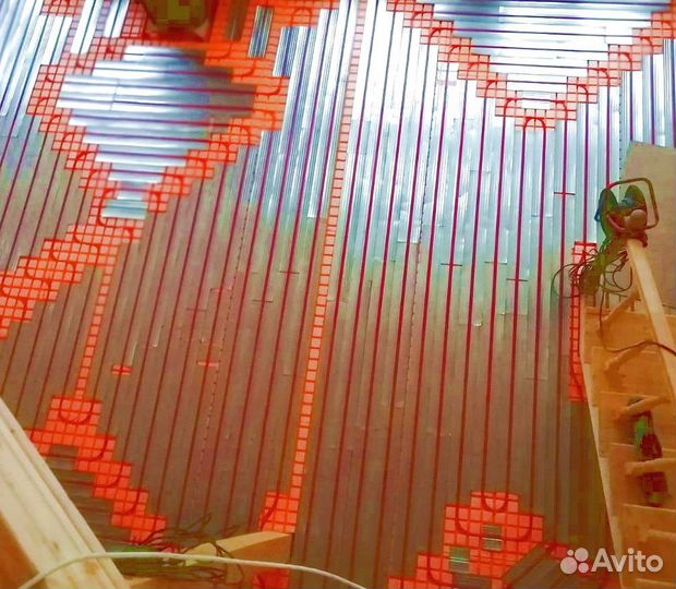 Маты для теплого пола с бобышками