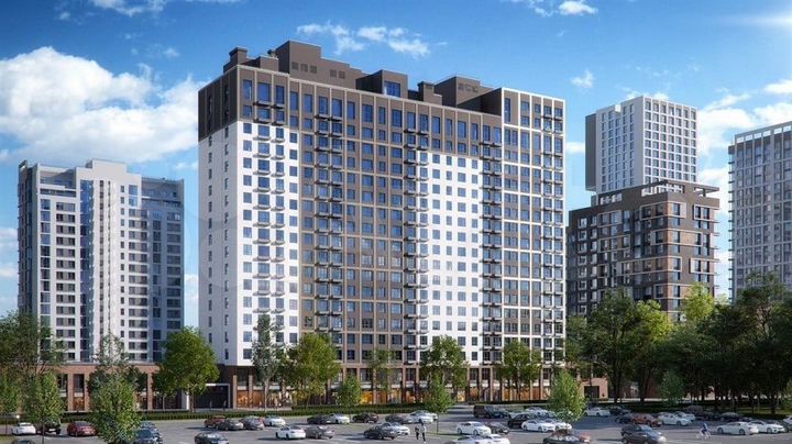 2-к. квартира, 58,3 м², 11/32 эт.