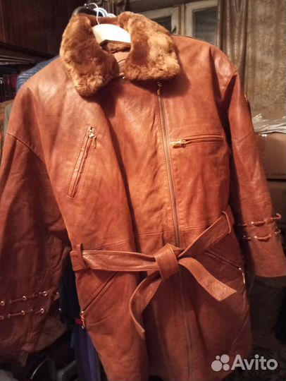 Куртка жен.кож. на шерст.подстежке 46-48 новая