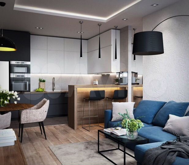 2-к. квартира, 57,7 м² (Грузия)