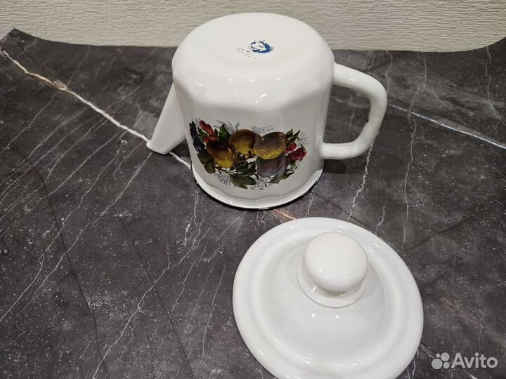 Чайник заварочный эмалированный