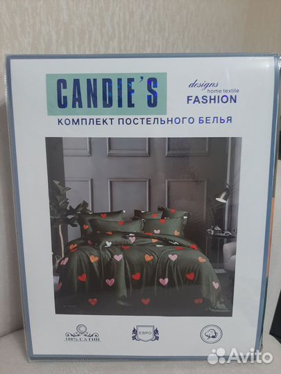 Комплект постельного белья евро сатин турция