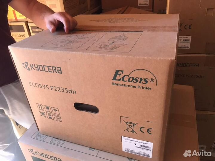 Принтер лазерный kyocera ecosys P2235dn