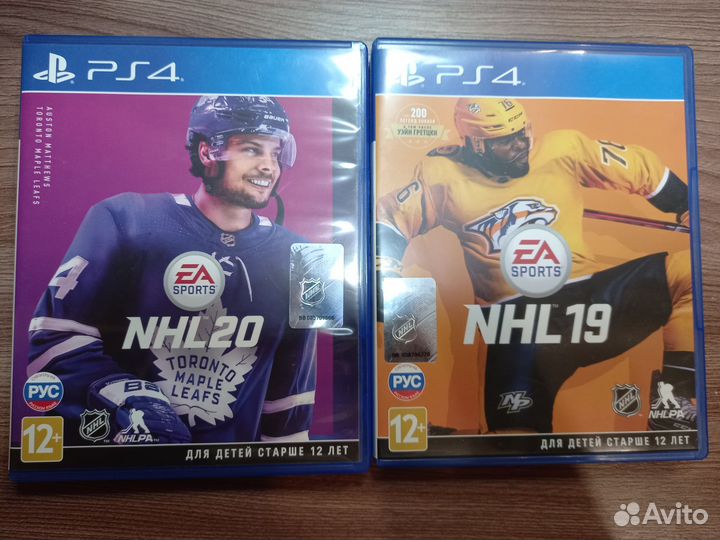 Диски на ps4 NHL