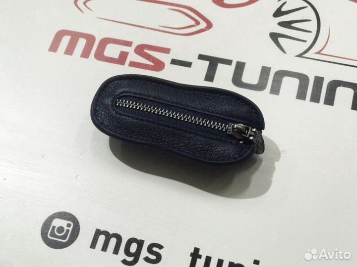 Чехол для ключа Porsche старого образца синий