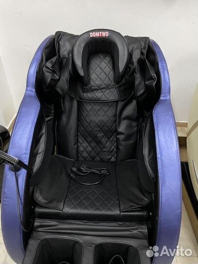 Массажное кресло (черно-синее )