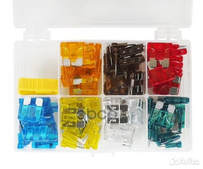 Комплект предохранителей плоских 5-30А, 106шт