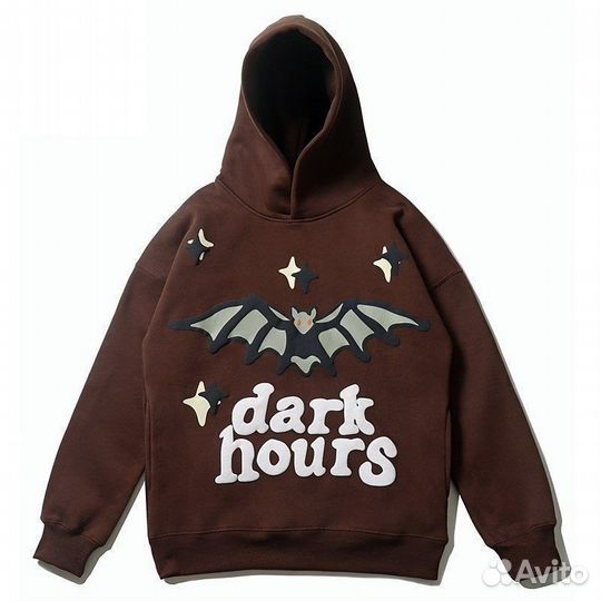 Худи Dark Hours коричневое (M-XXL)