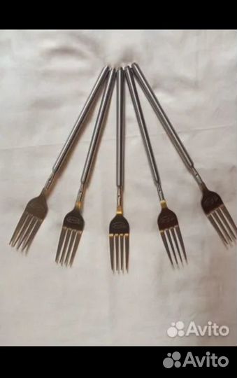 Телескопическая вилка для барбекю