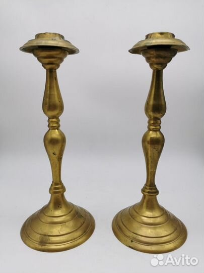 Два парных старинных подсвечника Франция 19 век