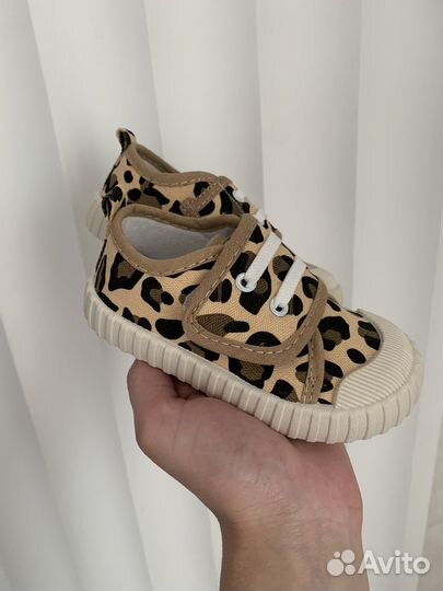 Кеды детские текстильные новые 23
