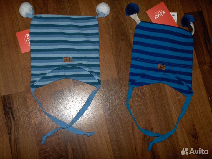 Шапочки Киват размеры 0, 1, 2 двойной хлопок