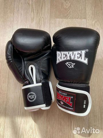 Боксерские перчатки 14 oz кожа