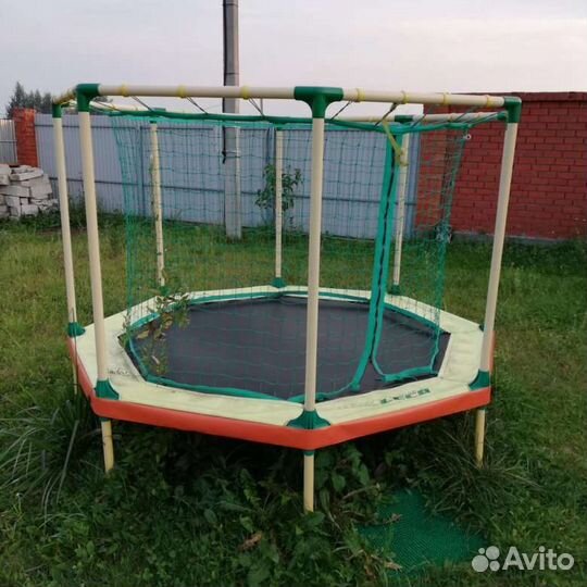 Детский батут с сеткой бу
