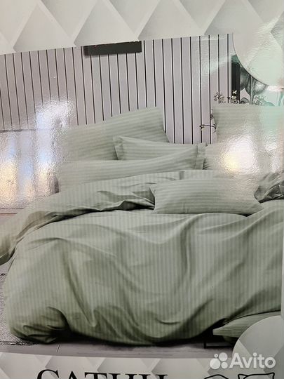 Белье постельное в полоску