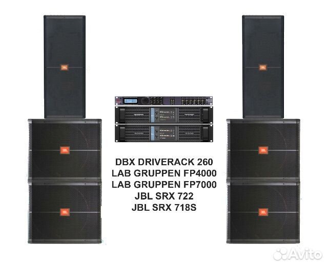Комплект профессионального звукового оборудования