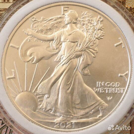 1 доллар 2021. Шагающая свобода