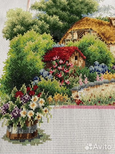 Картина вышитая крестиком