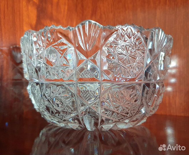 Хрустальная ваза, салатница, конфетница (СССР)