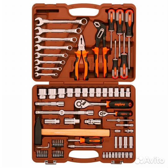 Набор инструмента ombra 77 предметов, OMT77S