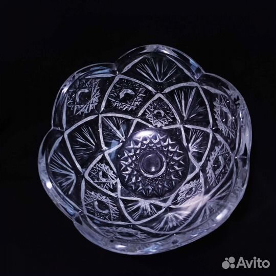 Салатник хрустальный СССР