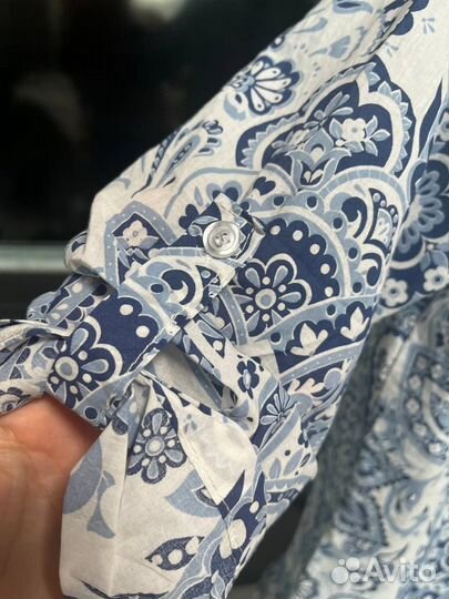 Блузка в стиле бохо размер L/XL Италия нюанс