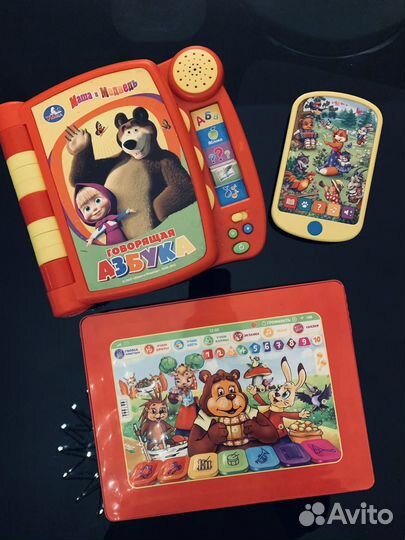 Детский обучающий планшет, говорящая азбука Маша