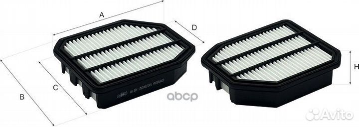 Фильтр воздушный AG 099 Goodwill