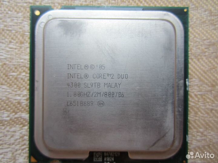 Intel core 2 duo, pentium 4