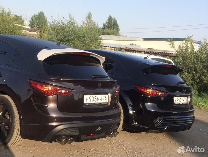 Спойлер верхний Infiniti fx/qx70