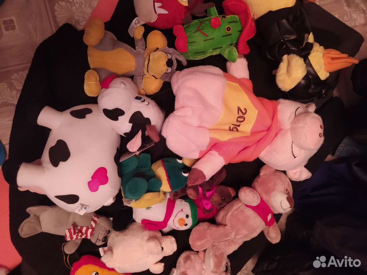Игрушки мягкие пакетом