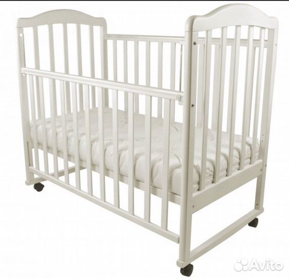 Детская кроватка Forest Malva качалка с матрасом P