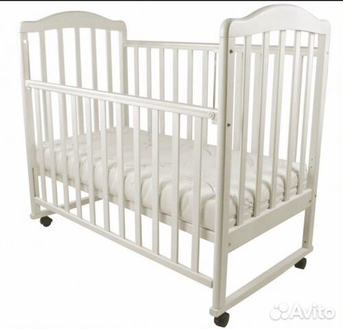 Детская кроватка Forest Malva качалка с матрасом P