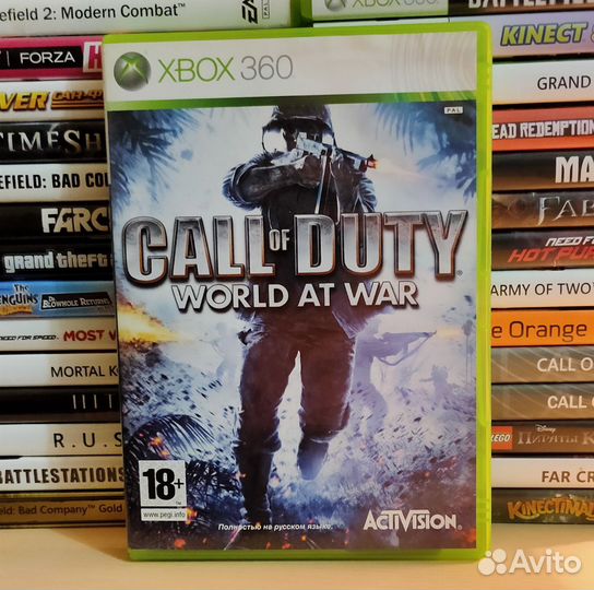 Call of Duty World AT War на Xbox 360 Лицензия