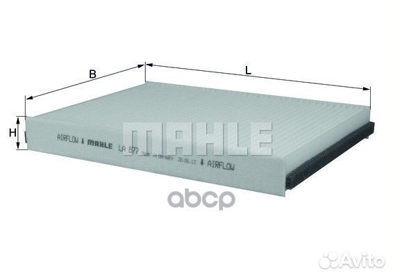 Фильтр салона MB W166/X166 LA877 Mahle/Knecht