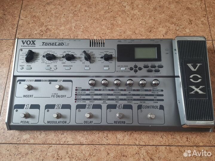Гитарный процессор VOX Tonelab LE на лампе 12ах7