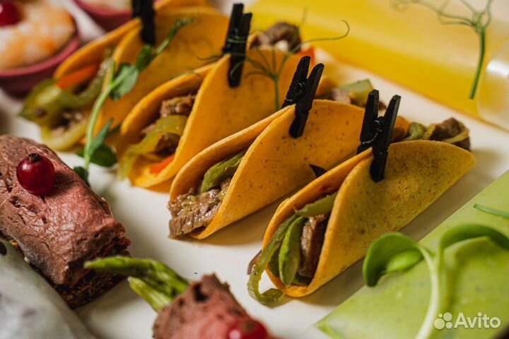 Закуски канапе для фуршета и кейтеринга