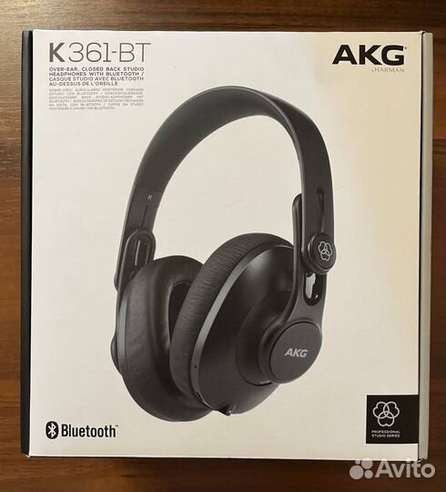 Наушники полноразмерные Bluetooth AKG K361-BT