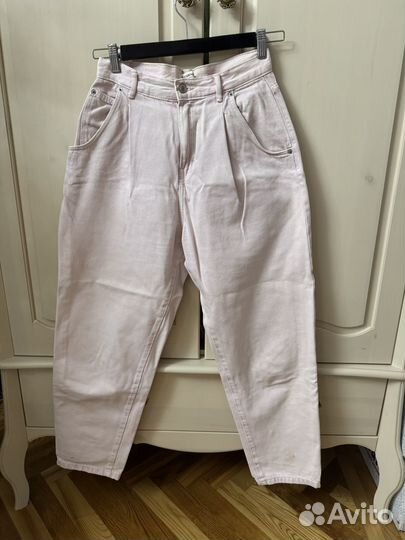 Джинсы розовые Pull&Bear