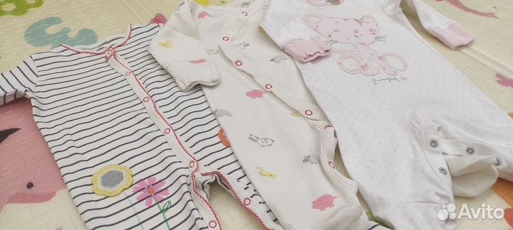 Детские вещи пакетом на девочку 52-64