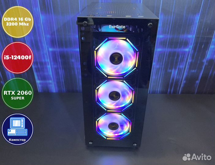 Мощный пк i5-RTX2060SUP-16DDR4-ISF4876239510-H610