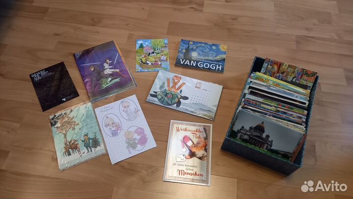 Открытки почтовые, Star wors, Ван Гог, иностранные