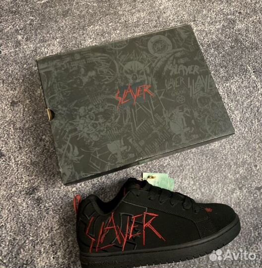 Dc shoes court graffik x Slayer(едут обратно)