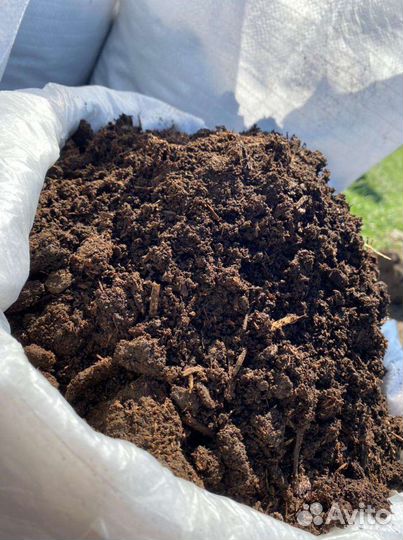 Перегной в мешках, сыпец,удобрение, газон насыпью