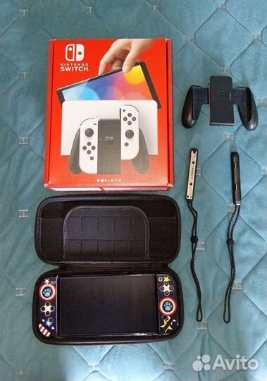 Nintendo switch oled прошитая 64/256 gb