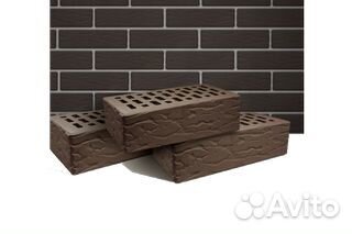 Кирпич 1,0 нф М-175 какао рустик