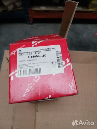Колодки тормозные TRW Suzuki Swift GDB382