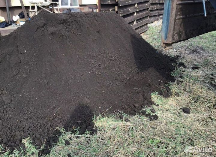 Чернозём. Плодородная земля Перегной навоз